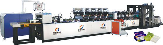 0.6Mpa 0.5m3/Min Three Side Seal Pouch Making Machine PLC Control