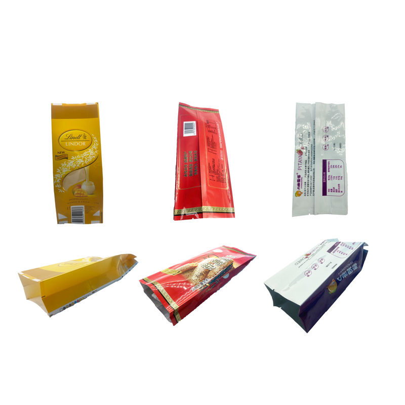 Composited Plastic Film Double Output Middle Sealing Bag / Pouch Making Machine PLC Control ​