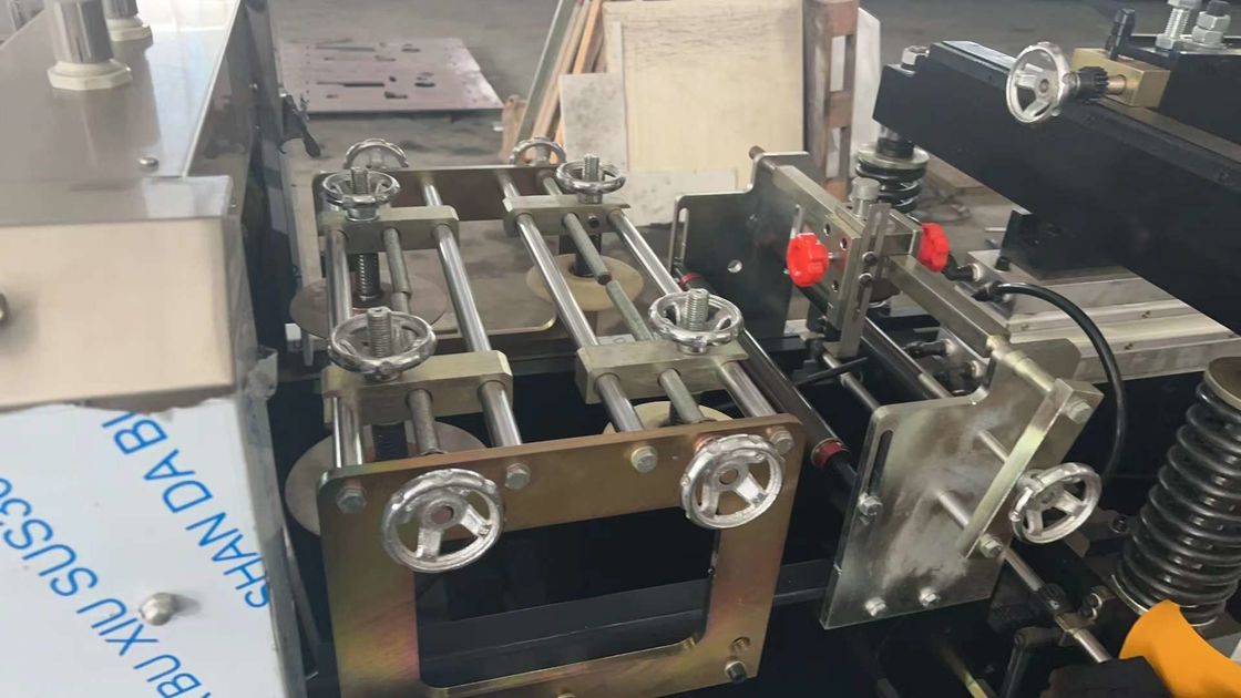 Composited Plastic Film Double Output Middle Sealing Bag / Pouch Making Machine PLC Control ​