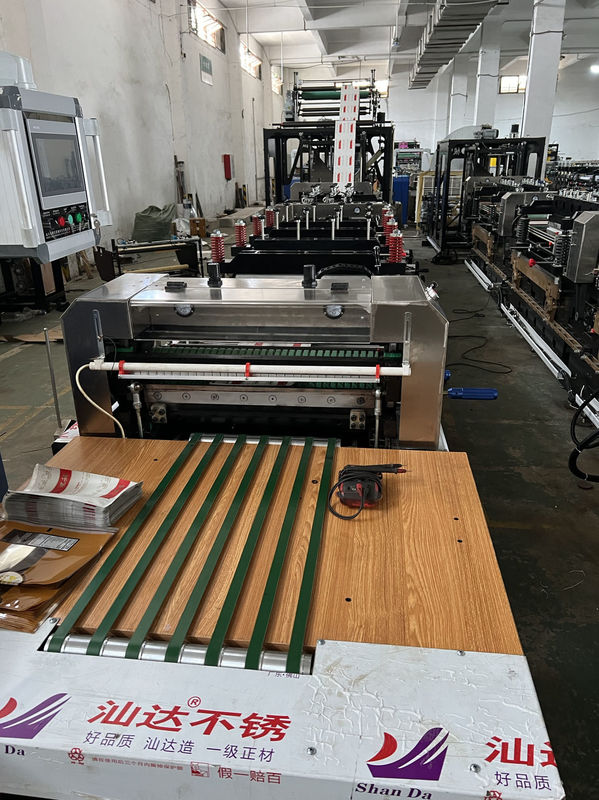 PLC Control Side Seal Bag Making Machine Pouch Manufacturing Machine 35kW