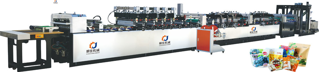 Standing Pouch & Zipper Machine With Mould Cutting Machine